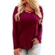 Women's long-sleeved T-shirt shirt loose shirt